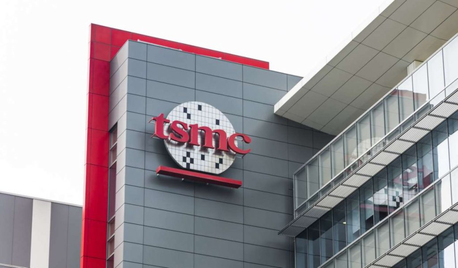 Imagem de parte de um prédio da TSMC.